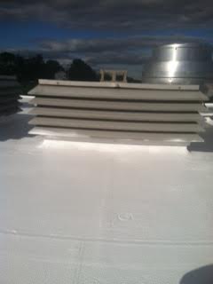 After Ohio Valley Roofing Systems, LLC Installed Waterproof Roof with Conklin Membrane Coating System in Xenia, OH