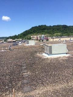 Before & During 44,000 sqft Commercial Roofing in Athens, OH (2)