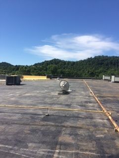 Before & During 44,000 sqft Commercial Roofing in Athens, OH (8)