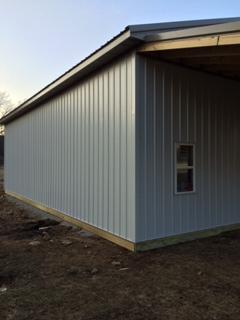 Before, During, and After Pole Barn Construction in Pike County, OH